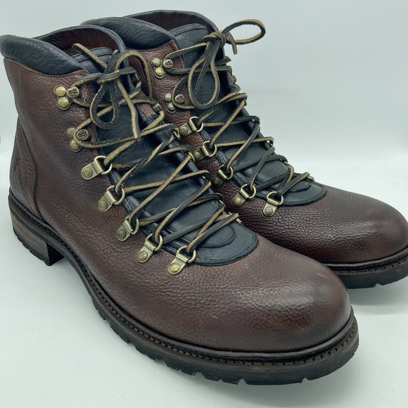 Frye Earl Hiker Boots Men\'s 13D Hiking Heritage Gorpcore Rugged Leather Lug Side main image 3